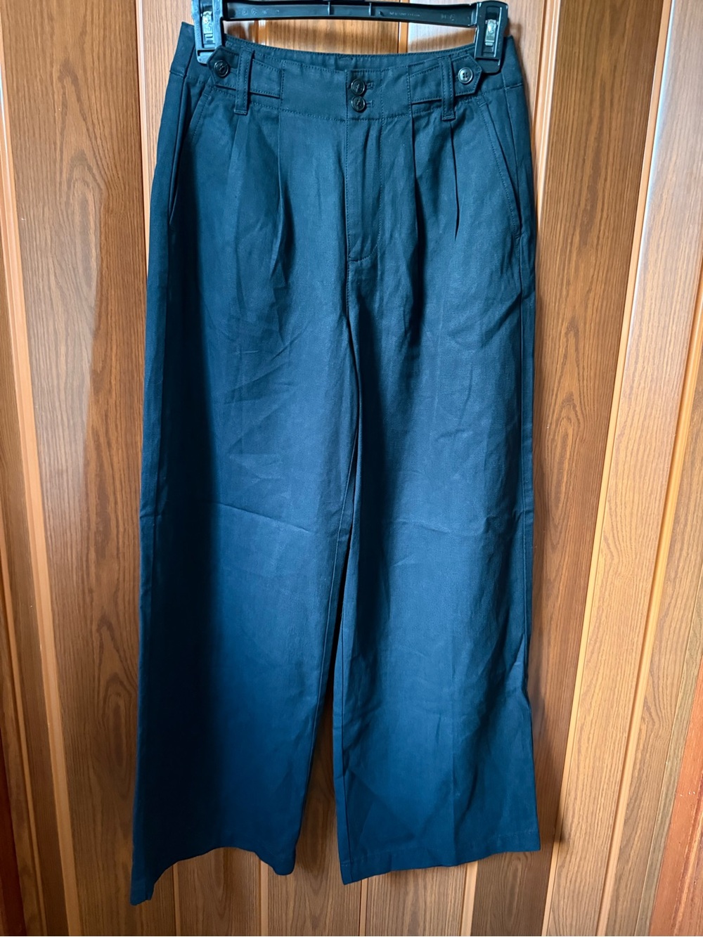 Madewell Black Harlow Wide-Leg Pants